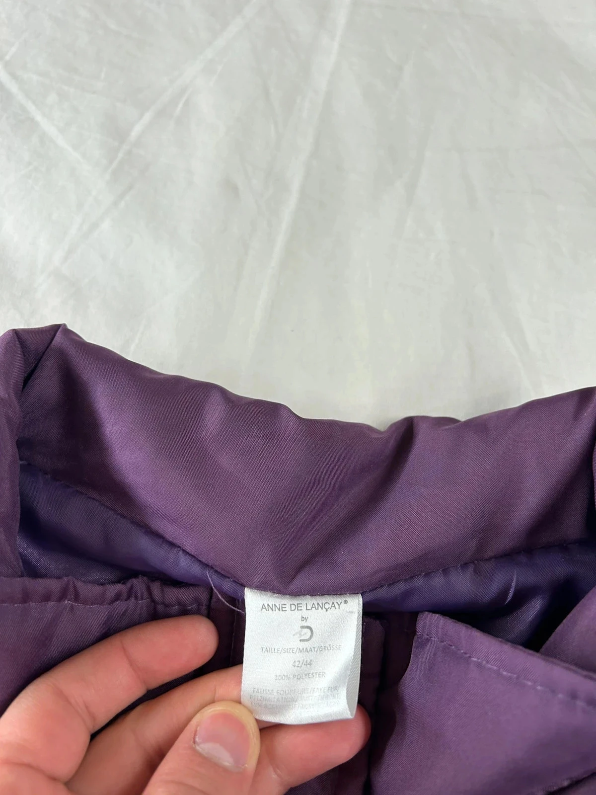 Lila Anne de lancay light purple jacket – photo 7